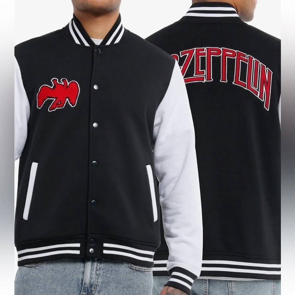 NWT Led Zeppelin ICARUS Varsity Jacket Large